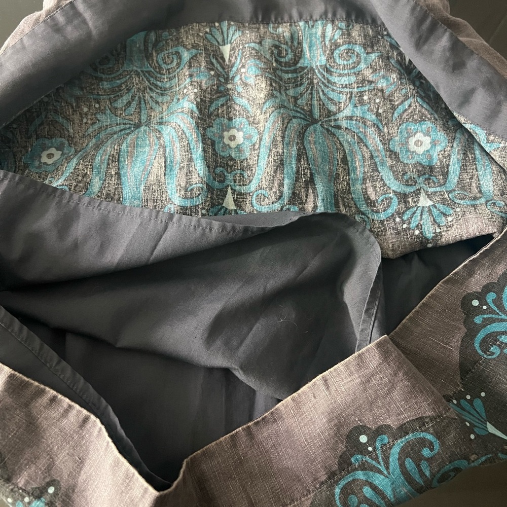 Free People Gray and Teal A-Line Skirt - Picture 12 of 16